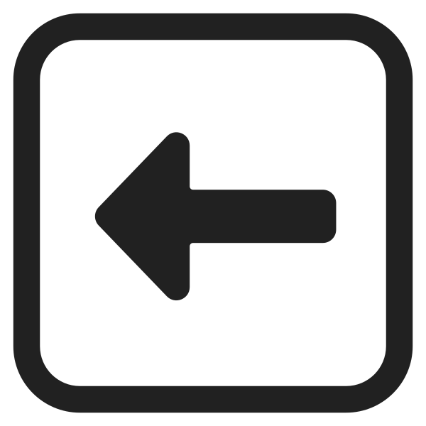 Left Arrow High Contrast
