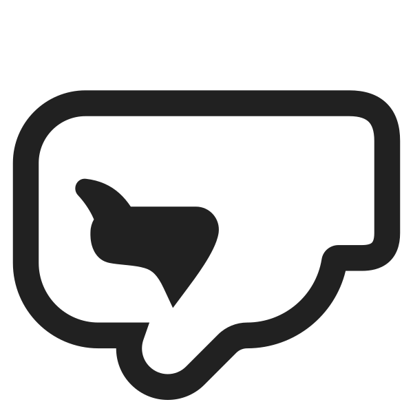 Left Facing Fist High Contrast Default Vector
