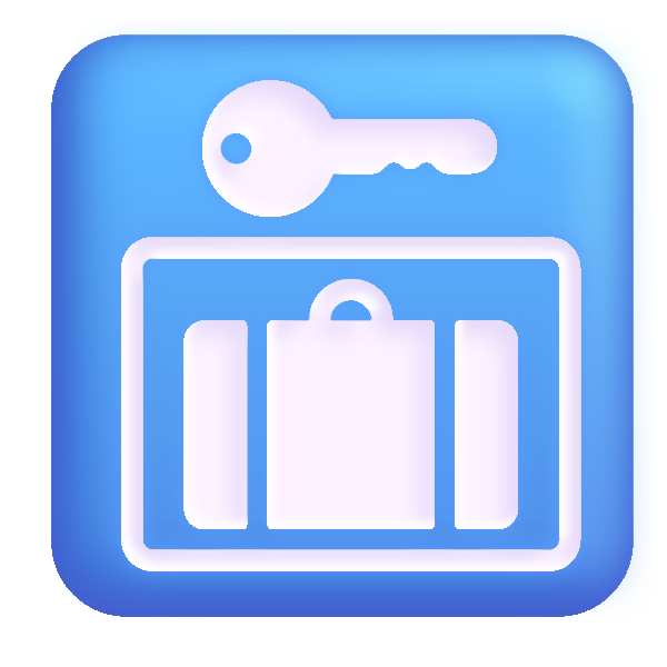 Left Luggage Color Vector