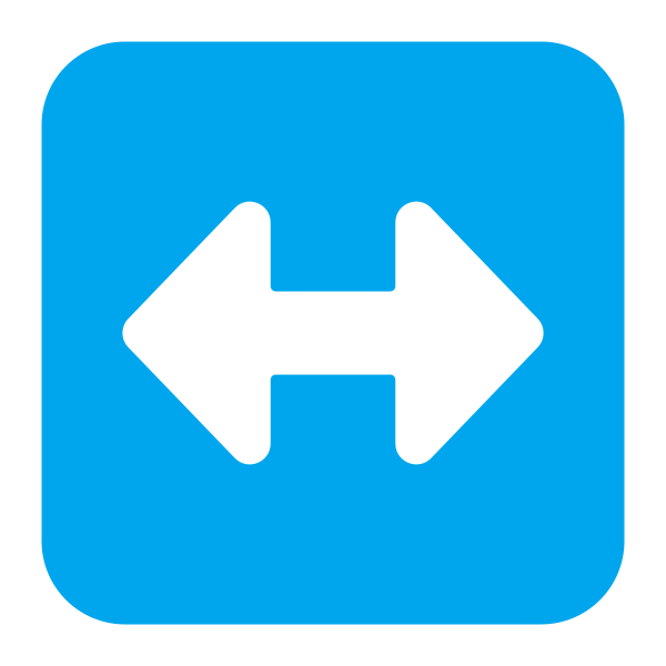 Left Right Arrow Flat Vector
