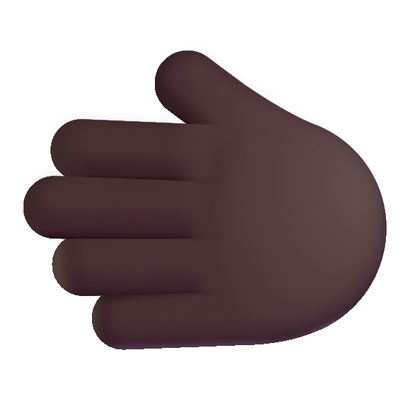 Leftwards Hand Color Dark