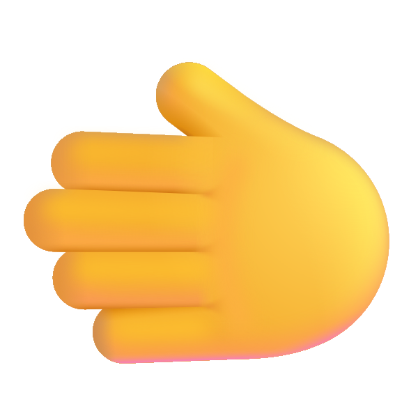 Leftwards Hand Color Default Vector