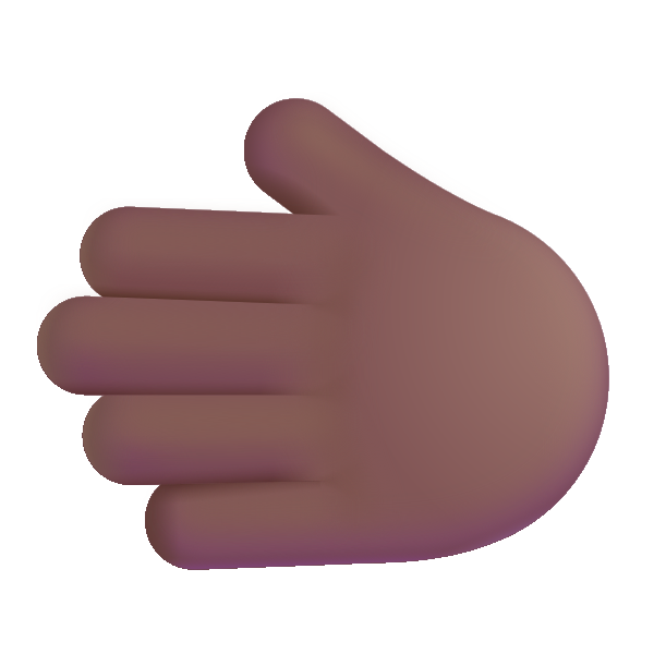 Leftwards Hand Color Medium Dark