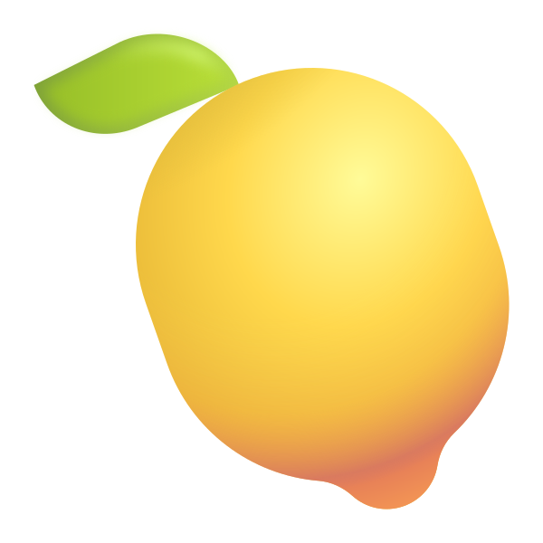 Lemon Color Vector