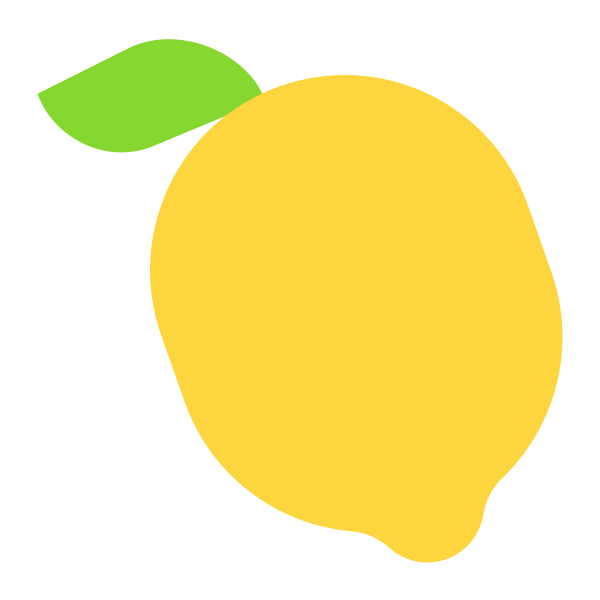 Lemon Flat Vector