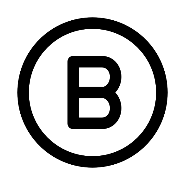 Letter B Circle
