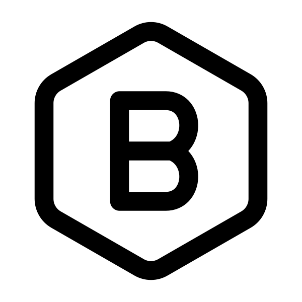 Letter B Hexagon