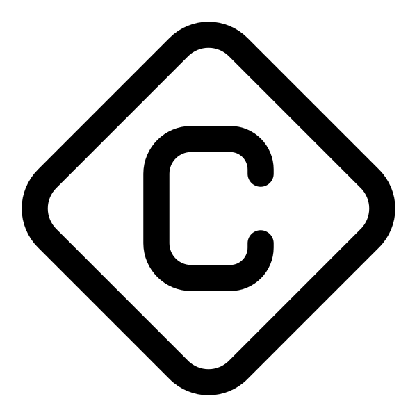 Letter C Diamond