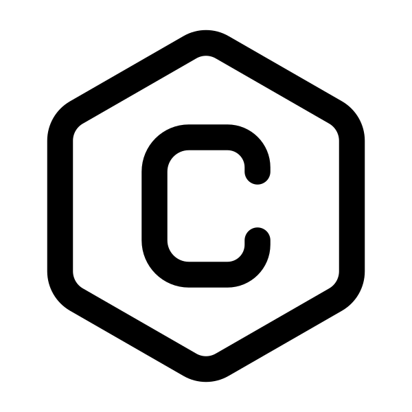 Letter C Hexagon