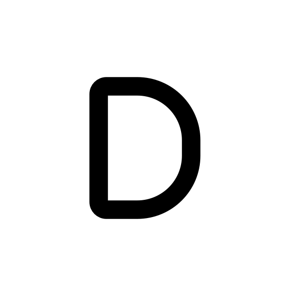 Letter D