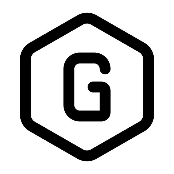 Letter G Hexagon