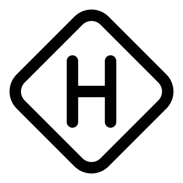Letter H Diamond