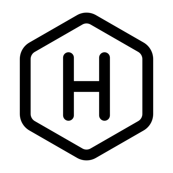 Letter H Hexagon