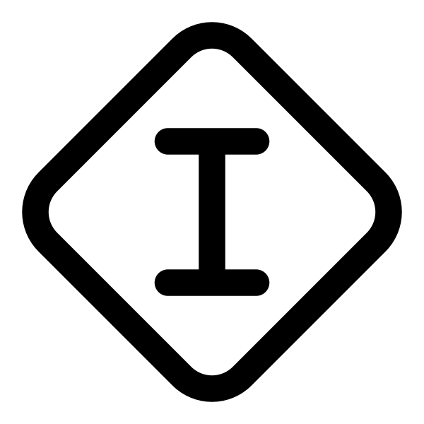 Letter I Diamond