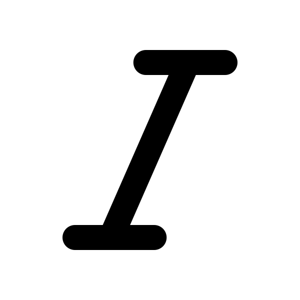 Letter Italic