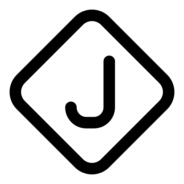 Letter J Diamond