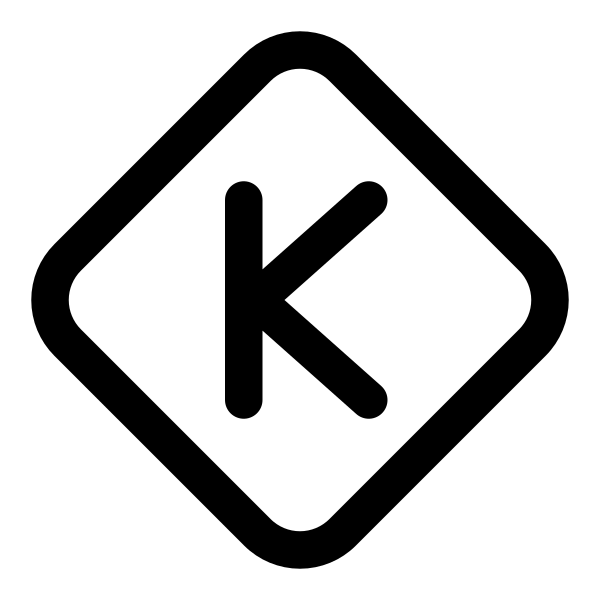Letter K Diamond