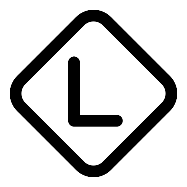 Letter L Diamond