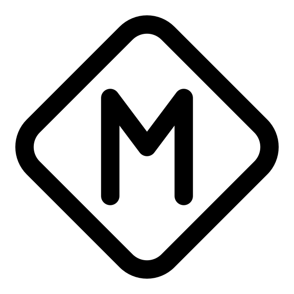 Letter M Diamond