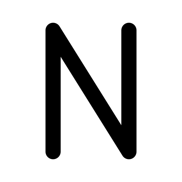 Letter N