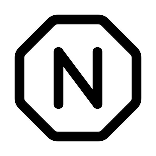 Letter N Octagon