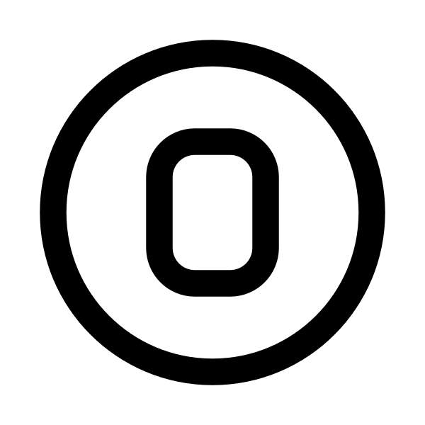 Letter O Circle