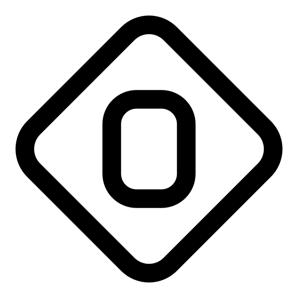 Letter O Diamond