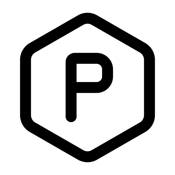 Letter P Hexagon