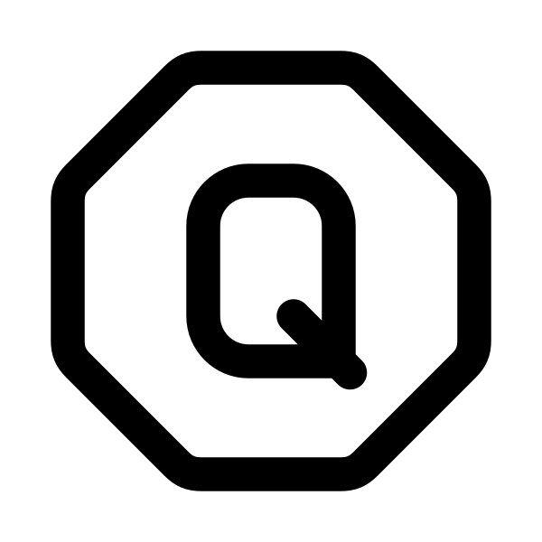 Letter Q Octagon