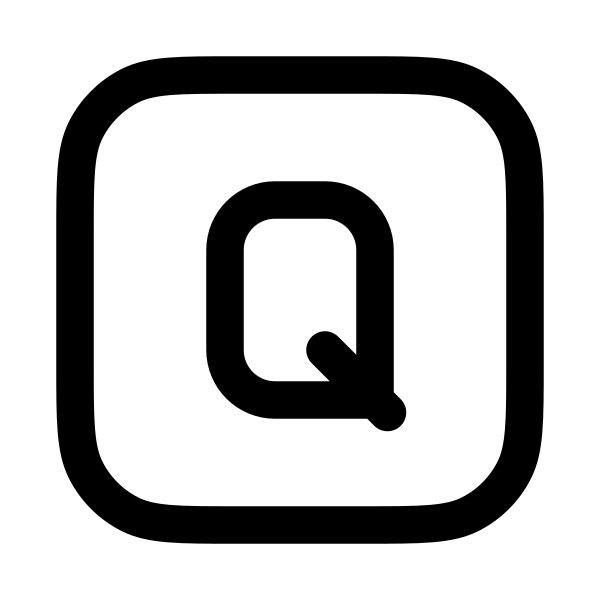Letter Q Square