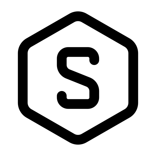 Letter S Hexagon