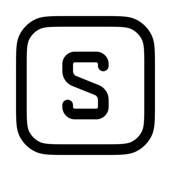 Letter S Square