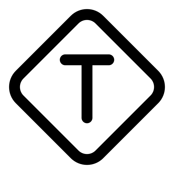 Letter T Diamond