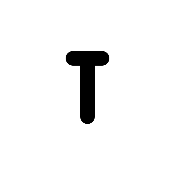 Letter T Small