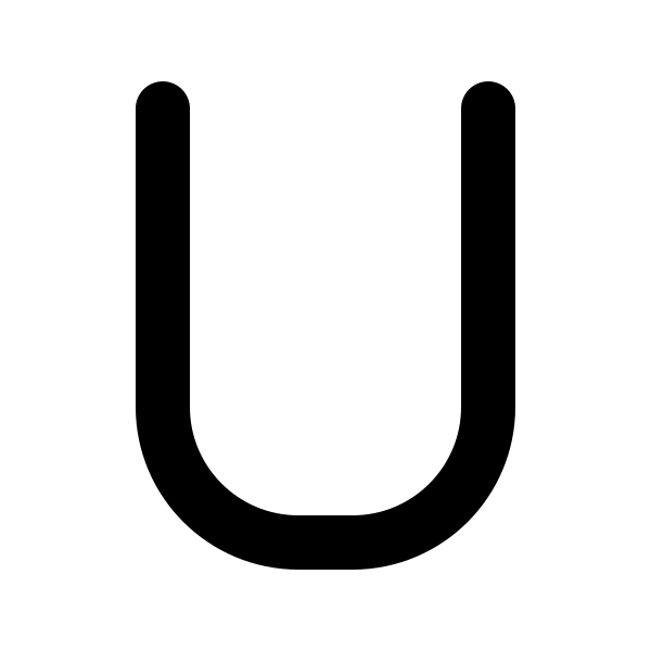 Letter U