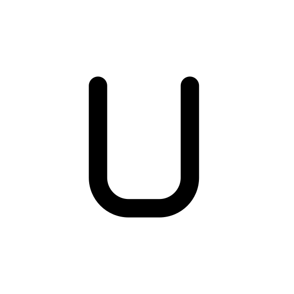 Letter U