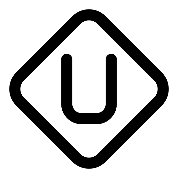 Letter U Diamond
