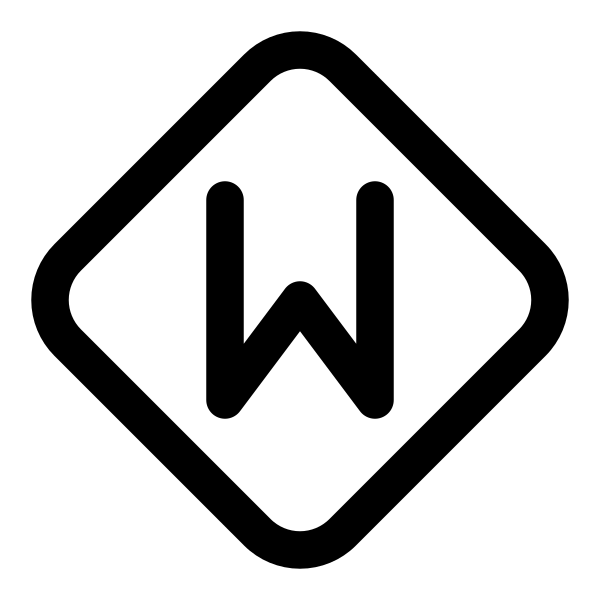 Letter W Diamond