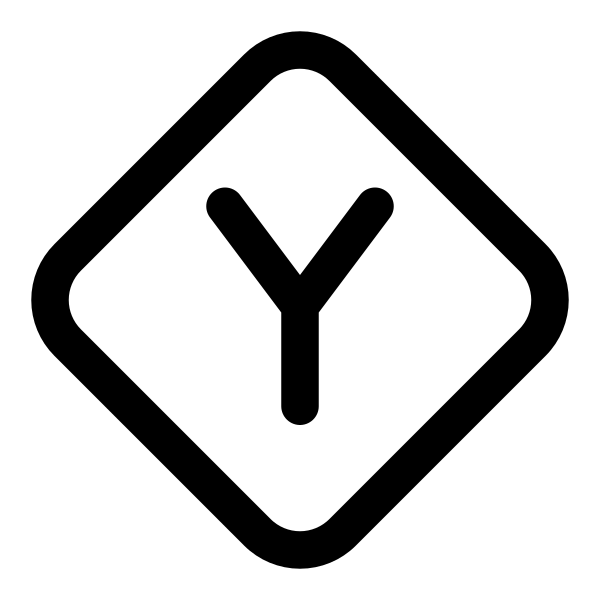 Letter Y Diamond