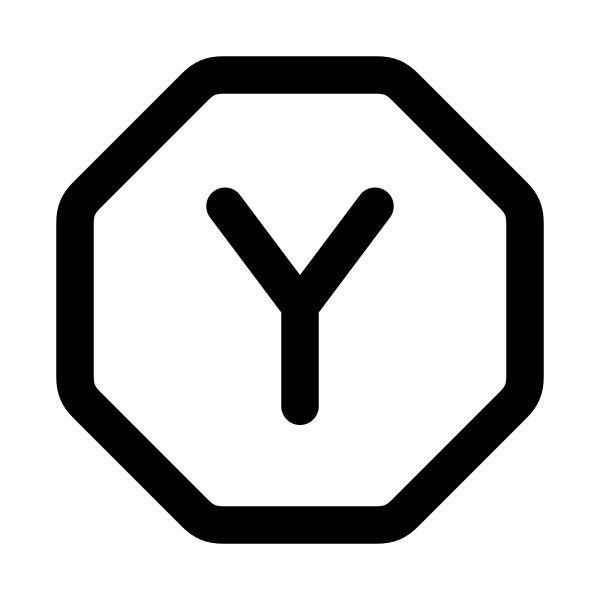 Letter Y Octagon