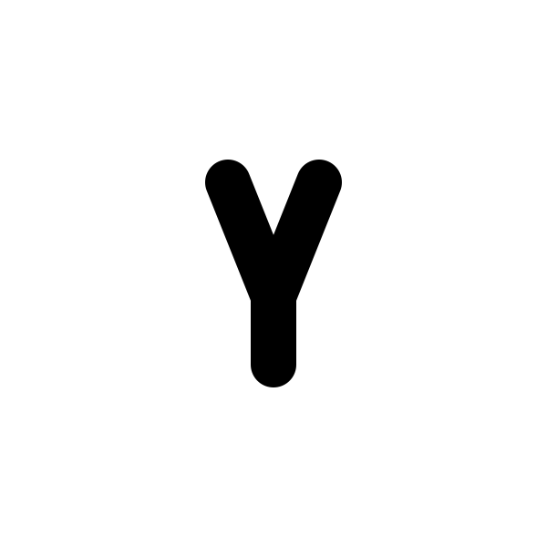 Letter Y Small