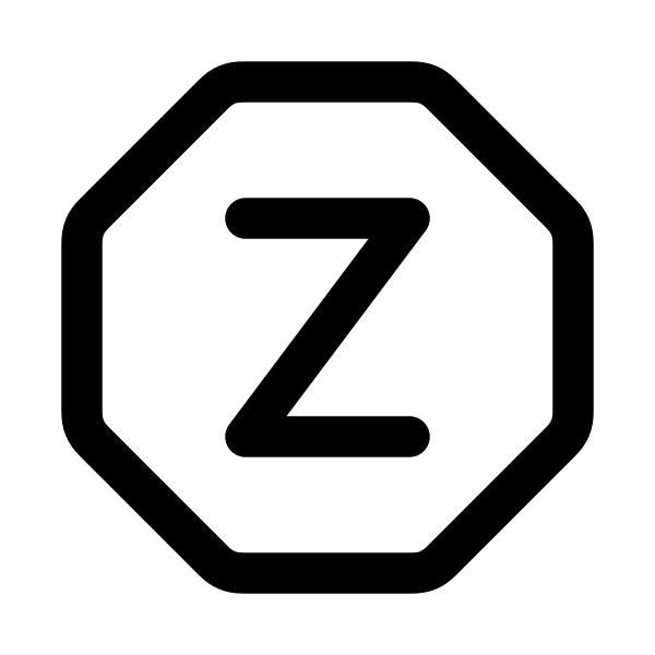 Letter Z Octagon