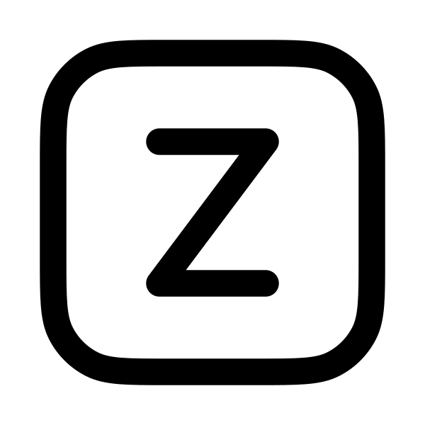 Letter Z Square