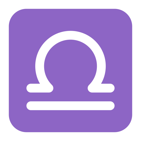 Libra Flat Vector