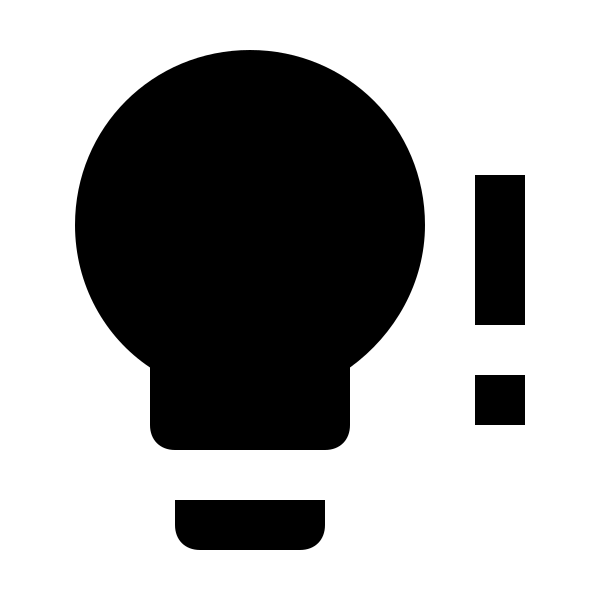 Lightbulb Alert