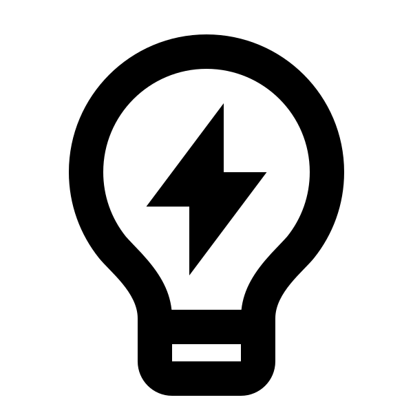 Lightbulb Flash Line