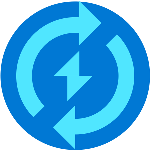 Lightning Circle Arrows