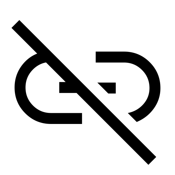 Link Off Fill