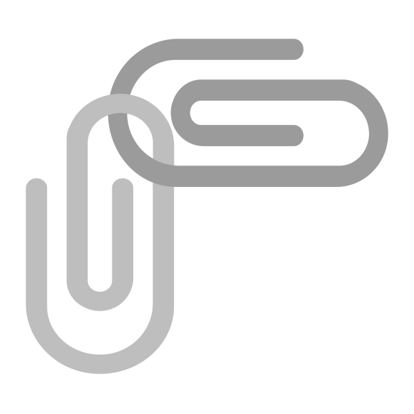 Linked Paperclips Flat