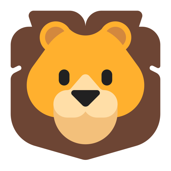 Lion Flat Vector